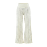 Korean Tibetan Qt-Tao High-Waist Micro-Trumpet Straight-Panel Trousers Women's Summer Hanging Broad Legs Leisure Drag Trousers