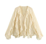 Spring New Series Laminated Decorative Shirt 4786063
