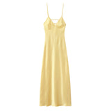 Summer New Silk Hyssin Stubble Dress 2452331