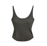 Sticking Suspension Small Vest Women 2026 Summer New Hottie Wind Solid Belt Chest Sports Bottom Blouse