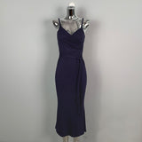 Spring And Autumn New Slim Comfortable And Thin Temperament V Collar Chest Sling Skirt With Long High-Rise Dress