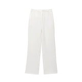 Spring 2025 New Women's Collar Short-Sleeved Short Coat Straight Trousers 8491053 8491054