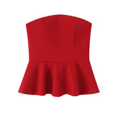 Spring New Wave Point Short Skirt Pended Corset 1210068