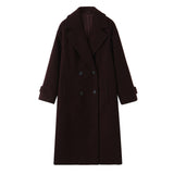 Autumn New Loose Soft Double-Dbutled Coat 3046298