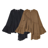 Autumn New Chiffon Fashion Loose-Fitting Shirt Top 1302494