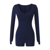 Hottie Tight Long Sleeve Conjoined Shorts Lady Wears Autumn New Spice Girls One-In-One