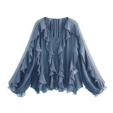 Spring New Series Laminated Decorative Shirt 4786063