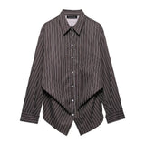 BSK&TRAF Women's Clothing 2025 Summer New Fashion And Casual Free Silk Shirt 3520608