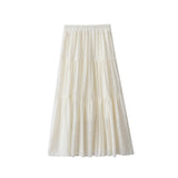 Autumn And Winter Korean Sweet Atmosphere Feeling Thin Plus Lace Half Dress Girl Plus Thick Cake Dress