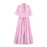 Spring New Fusin Shirt Dress 2640596