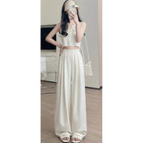 [Big Code] (M-6XL) Daifushan Ben Pants Women's Spring And Summer Thin High-Waisted Loose-Hanging Leisure Broad Leggings