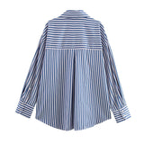 BSK&TRAF Women's Clothing 2025 Summer New Baitose Commuting Multi-Colored Silk Shirt 2348976