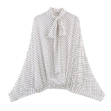 Autumn New Dot Bow Shirt 5289161 Long Dress 5289043