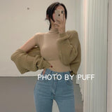 Sleeveless Half-High Territorial Sea Snail Vest Women Tightness High Elastic Body Thin Body Breathable Small High Collar Korean Version