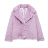 Autumn New Artificial Fur Effect Coat 4360246