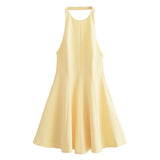 Summer New Wave Swing Hanging Neck Dress 2858777