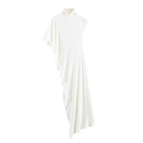 Spring New Asymmetric High-Necked Folding Top 5644024