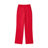 Summer New Women's Collar Short-Sleeved Short Coat Straight Trousers 8491053 8491054