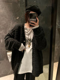 Standing Leaster Sweater Cardigan Women's New Loose Lanky Soft Slim Thick Thin Sweater Jacket In Autumn And Winter 2025