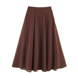 Autumn New Dot Bow Shirt 5289161 Long Dress 5289043