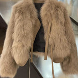 Autumn 2025 New Fur Coat Women Casual Fashion Short Korean Version With Loose Top