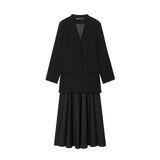 Autumn New Splicing Temperament Suit Dress 9077198