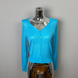 South Korea's New Pure-Willed Skinned Thin Long-Sleeved Top Temperament V-Neck Sunscreen Cardigan T-Shirt Woman Trend