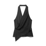 Spring New Silk-Sense Collared Neck Blouse 2337051