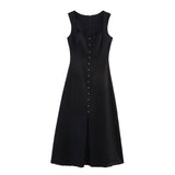 BSK&TRAF Women's Summer 2025 New Slimming Dim Dress 6962030