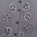 Spring New Casual Loose Beaded Knitted Coat 4192160