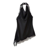 BSK&TRAF Women's Clothing Fall 2025 New Hanging Neck Lace Top 5919203 Lace Skirt 5919204