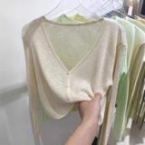 Bamboo Silk Knitted Jersey Short Coat Women's Summer Thin Bottom T-Shirt 2026 New Hoodie