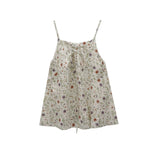 2026 Summer New Sen With Sweet Loose Lazy Wind Chopped In The Long Sleeve Vest Sleeveless Print Top