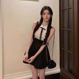 Pinlace Lace Doll 2026 Summer Temperament Dress French Gold Sleeveless A Skirt