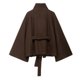 Autumn New Belts With Loose-Fitting Short-Haired Coats