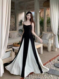 French Holiday Style Sling Dress Women 2026 Spring And Summer New Temperament Slim Slim Swing Long Skirt
