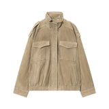 New Suede With Loose Leather Coat In Autumn 4341770