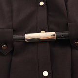 Autumn New With Belt Shirt Long-Sleeved Flute Dress