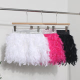 Real Shooting Feather Dress Small Pony Short Skirt Birthday Dress Dress Princess Short Dress 9022