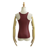Hottie Sexy I-Word Sling Vest Woman Summer New Retro Leather Texture Square Outside Wearing Tide