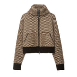 Autumn New Knitted Knitted Knitted Bomber Jacket 5802104