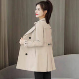 High-End Coat Women's Small 2025 Spring And Autumn Coat Women's New Fashion Thin Wind Coat