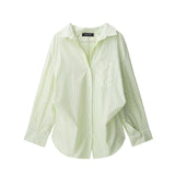 BSK&TRAF Women's Clothing 2025 Summer New Fashion And Casual Free Silk Shirt 3520608
