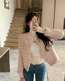 (There Is Inner) Short Coat Female Design Sense Autumn New Small Fragrant Style French Temperament Blouse