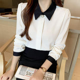 Spring And Autumn New Shirt Women's Long-Sleeved Thin High-End Design Sense Of Niche Temperament Casual Top Shirt