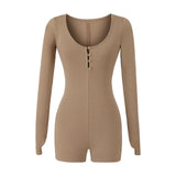 Hottie Tight Long Sleeve Conjoined Shorts Lady Wears Autumn New Spice Girls One-In-One