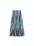 Chiffon Half-Body Skirt Early Spring Summer 2026 New Women's A-Shaped High-Rise Long Thin Umbrella Skirt