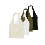 BSK&TRAF Women's Clothing Spring 2026 New Hanging Neck Collar Body-Deck T-Shirt 4424308