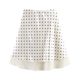 BSK&TRAF Women's Spring 2026 New Commuting Fing-Faced Chiffin Chiffin Mid-Skin