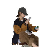 Korean Version Of Retro Baseball Uniform Women's Autumn New Couple Blouse Harajing Wind Girl Fried Street Jacket Jacket Tide